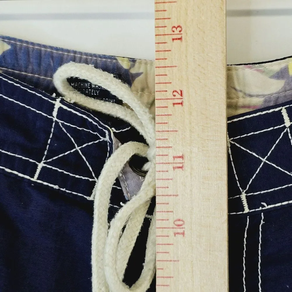 Polo Ralph Lauren Board Shorts Men's Small Blue Casual Swim Beach Pool‎ Pockets